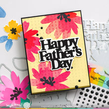 Load image into Gallery viewer, Father’s Day Word Die Waffle Flower 421678