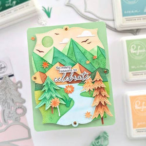 Trees Layering Stencils Pinkfresh 245724