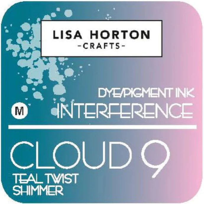 Teal Twist Shimmer Interference Ink Cloud 9 Lisa Horton