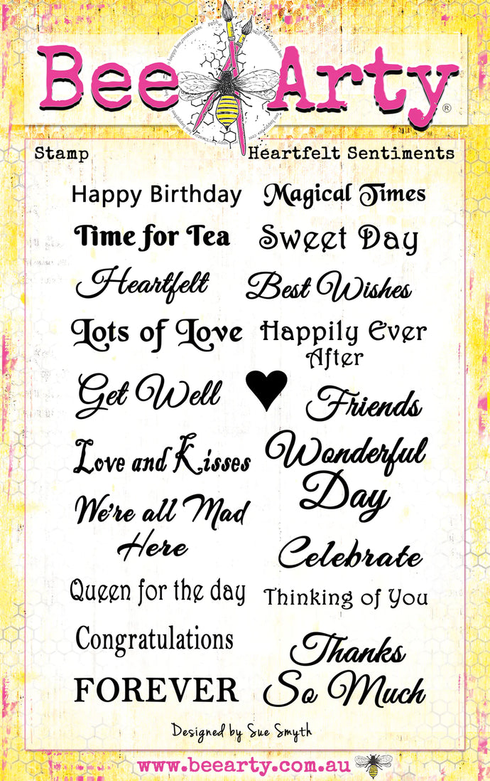 Heartfelt Sentiments Clear Stamp Set Queen of Hearts