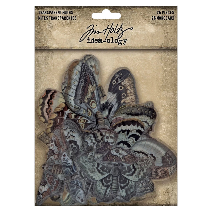 Moths Tim Holtz idea-ology 2024 Halloween Transparencies th94403