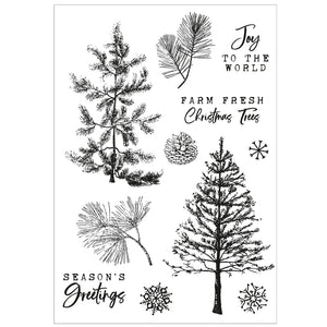 Pine Holidays Stamp & Die Set 49 & Market 666711