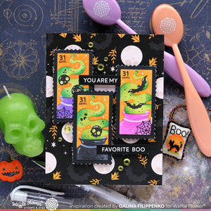 Postage Collage Spooktacular Waffle Flower 421832