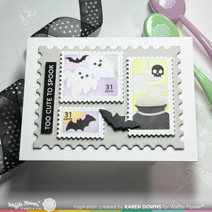 Postage Collage Spooktacular Waffle Flower 421832