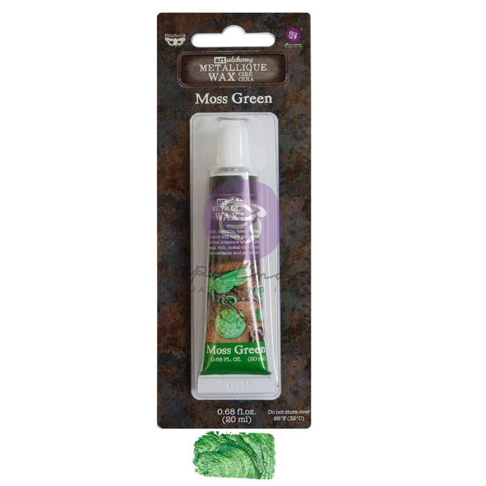 Moss Green Metallique Wax Cire Cera Finnabair 969851