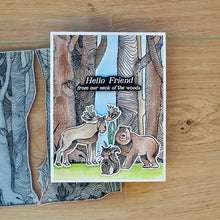 Load image into Gallery viewer, Whimsical Woods Cling Mount Rubber Stamps Simon Hurley HUR87960