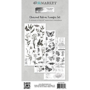 Charcoal Rub On Transfer Set 49 & Market CCS27457