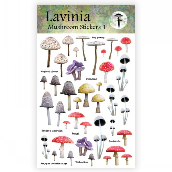 Mushroom Stickers 1 Lavinia LST004