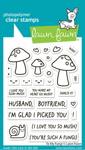 To My Fungi Clear Stamp Set Lawn Fawn LF3310