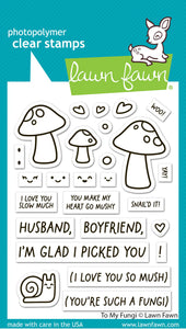 To My Fungi Clear Stamp Set Lawn Fawn LF3310