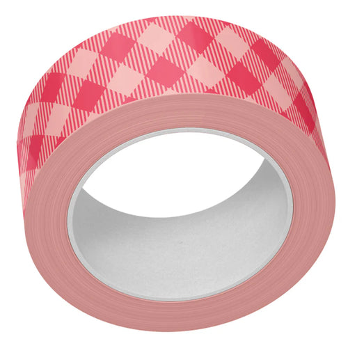 Pink Gingham Washi Tape Lawn Fawn LF3576