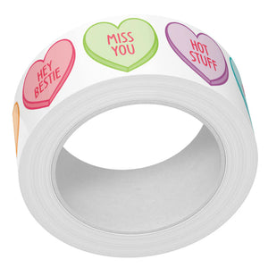 Conversation Hearts Washi Tape Lawn Fawn LF3577