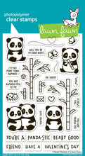 Load image into Gallery viewer, I Heart Pandas Stamp Set Lawn Fawn LF3596