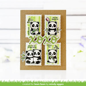 I Heart Pandas Stamp Set Lawn Fawn LF3596