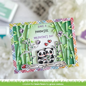 I Heart Pandas Stamp Set Lawn Fawn LF3596