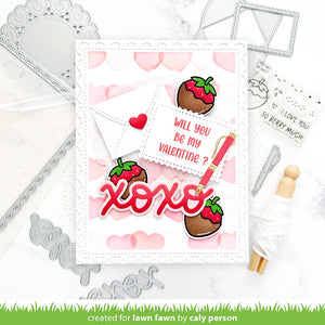 Sweet Strawberry Stamp Set Lawn Fawn LF3602