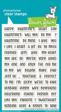 Load image into Gallery viewer, Henry’s Build A Sentiment - Love Stamp Set Lawn Fawn LF3605