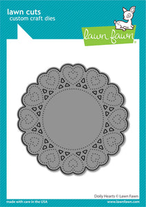 Doily Hearts Die Lawn Fawn LF3612