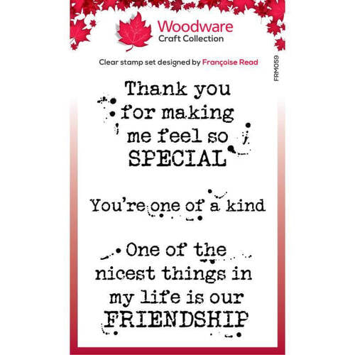 Kind Words 3x4” Clear Stamp Set FRM059