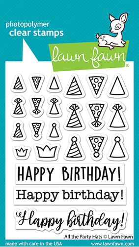 All the Party Hats Stamps Lawn Fawn LF2872