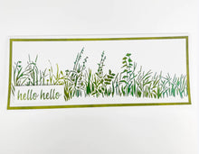 Load image into Gallery viewer, Layered Grasses Slimline Stencil TCW6030
