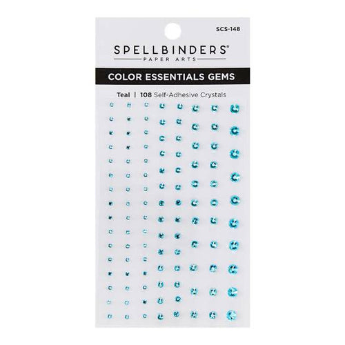 Teal Colour Essentials Self Adhesive Gems Soellbinders SCS-148