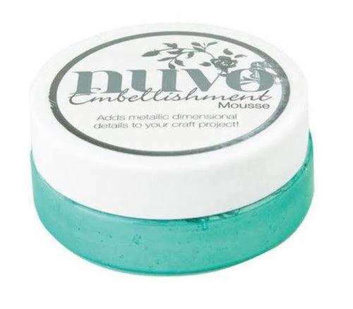 Aquamarine Nuvo Embellishment Mousse 807N Nuvo