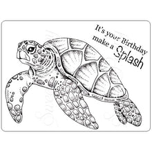 Load image into Gallery viewer, Turtle Clear Stamp A6 by Sweet Poppy