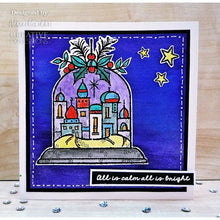 Load image into Gallery viewer, Silent Night Globe 4x6 Stamp Set by Francoise Read