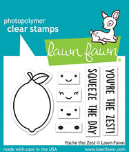 Load image into Gallery viewer, You’re the Zest Clear Stamp LF3015 by Lawn Fawn