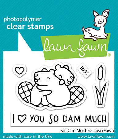 So Dam Much Clear Stamp Set LF3013 by Lawn Fawn