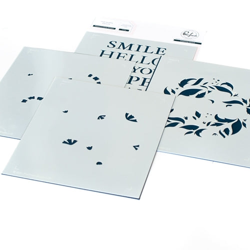 Reason to Smile Wreath Stencil Set 114421