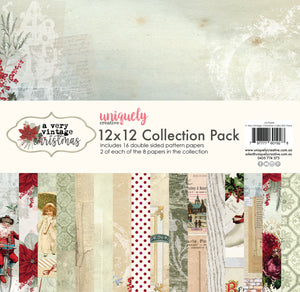 A Very Vintage Christmas 12x12 Paper Pack UCP2450