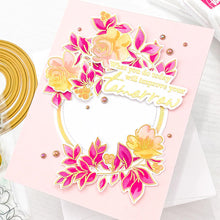 Load image into Gallery viewer, Rainbow Floral Clear Stamps
